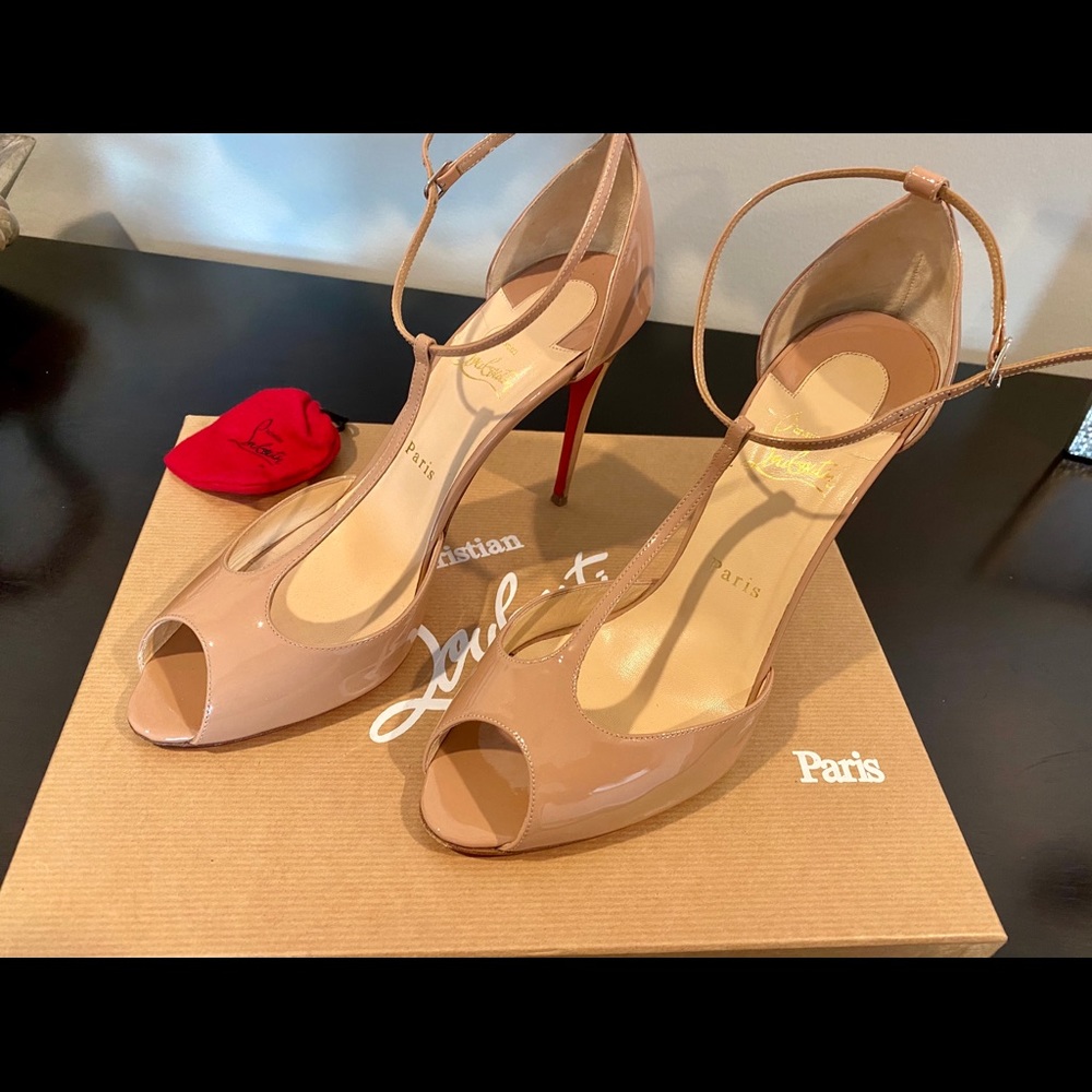 Christian Louboutin Patent Leather Senora Shoes